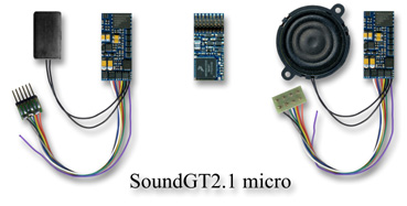 Локомотивный декодер SoundGT2.1 micro